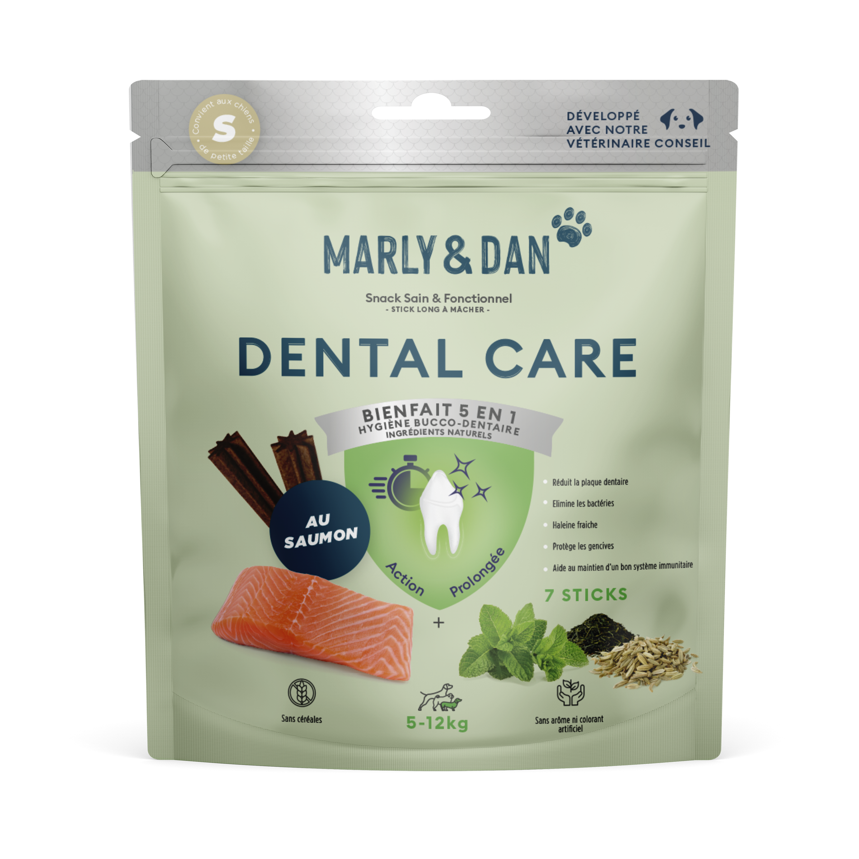 Dental Stick pour Chien - Hygiène Bucco-Dentaire Naturelle - Marly & Dan chez DOG DELICAT