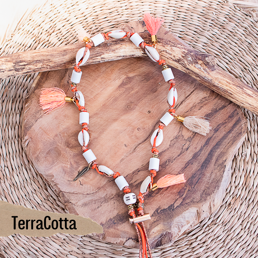 Collier porte Médaille EM pour chiens – Terracota par Frimousse Dog