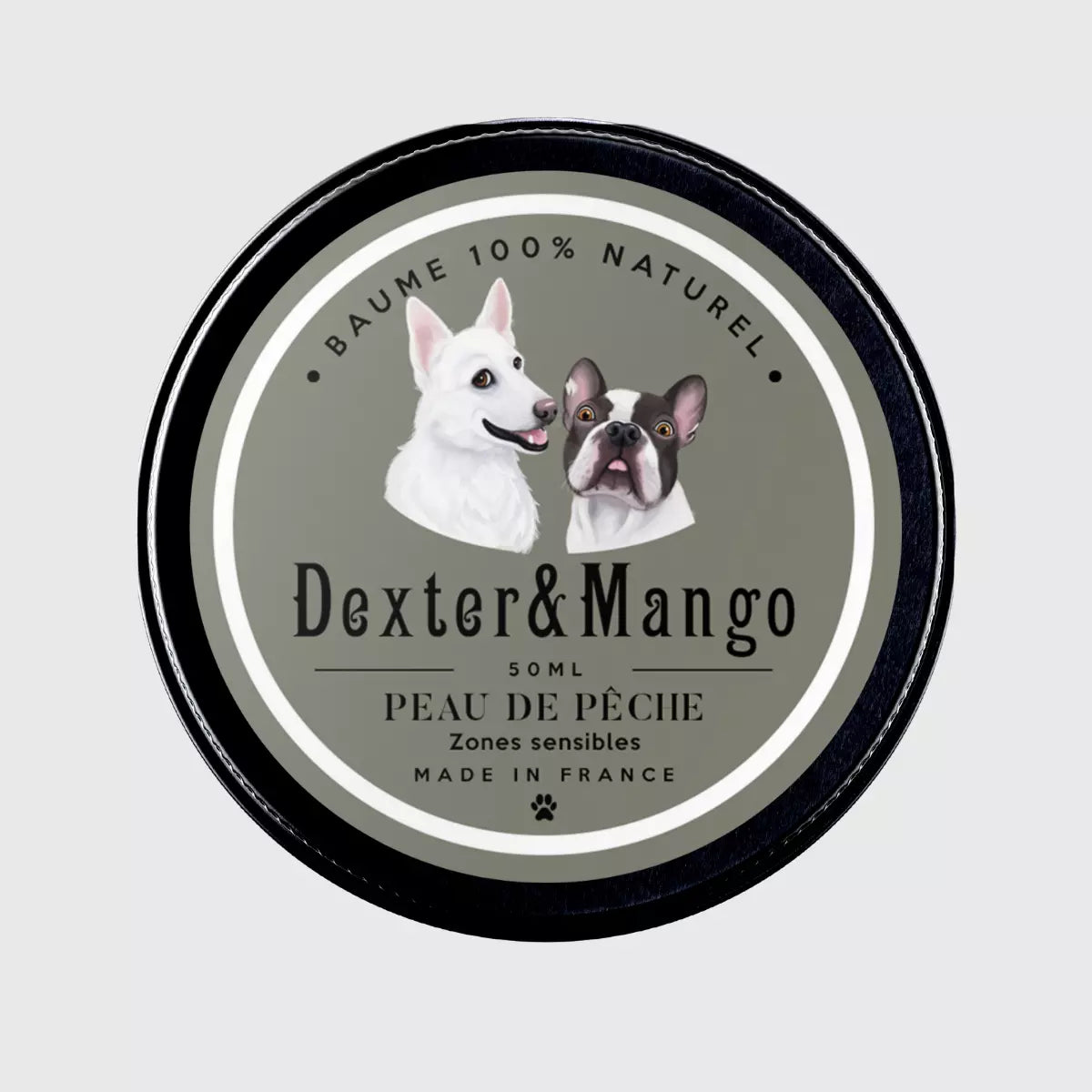 Baume pour chien Dexter & Mango chez DOG DELICAT! Le baume Peau de pêche est un baume naturel anti-inflammatoire, antibactérien et antifongique pour les zones sensibles abîmées (démangeaison, hot spot, rougeurs, etc) Baume pour chien 100% naturel, vegan, cruelty free, eco-friendly et fabriqué en France avec amour ❤ 