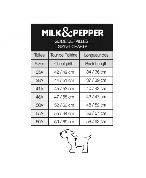 Cape imperméable Hamilton – Élégance prince de galles pour chien - MILK&PEPPER - DOG DéliCAT