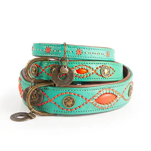 Collier cuir Janis - DOG WITH A MISSION - DOG DéliCAT