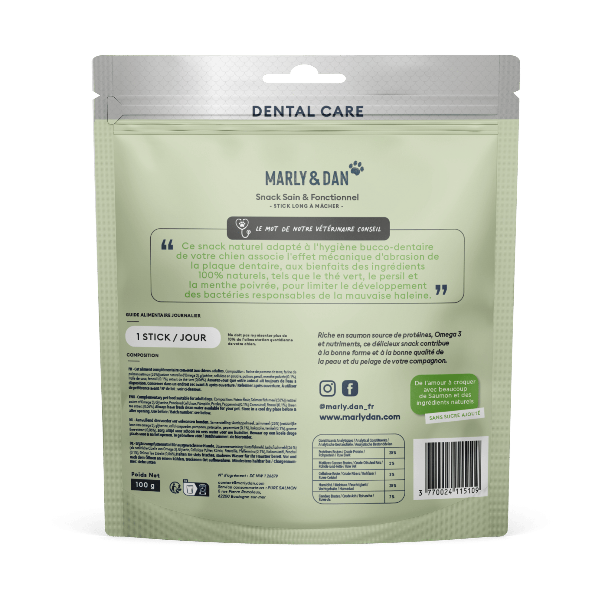 Dental Care Hygiène Bucco - Dentaire Pour chien – Marly & Dan - MARLY & DAN - DOG DéliCAT