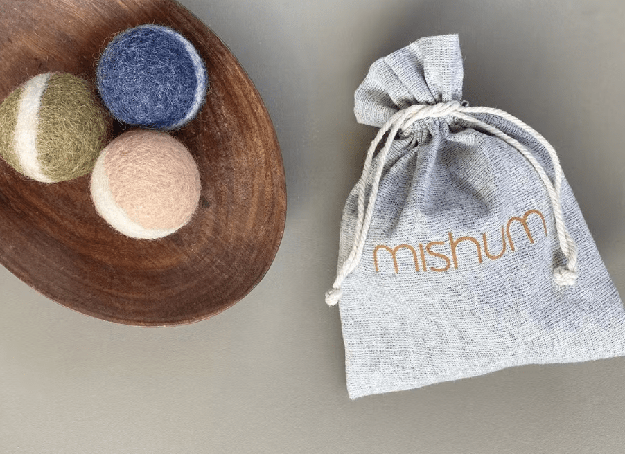 Ensemble de balles en feutre colorées - MISHUM - DOG DéliCAT