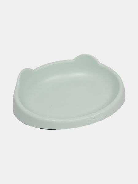 Gamelle plate pour chat MEOOW - Vert pastel - INOOKO - DOG DéliCAT
