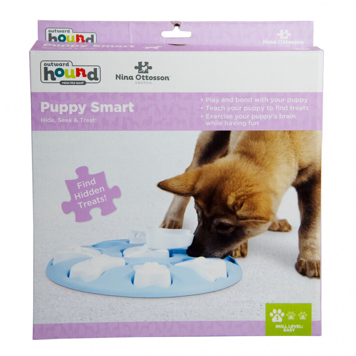 Jeu d’intelligence pour chiot – Puppy Smart bleu niveau 1 - NINA OTTOSSON - DOG DéliCAT