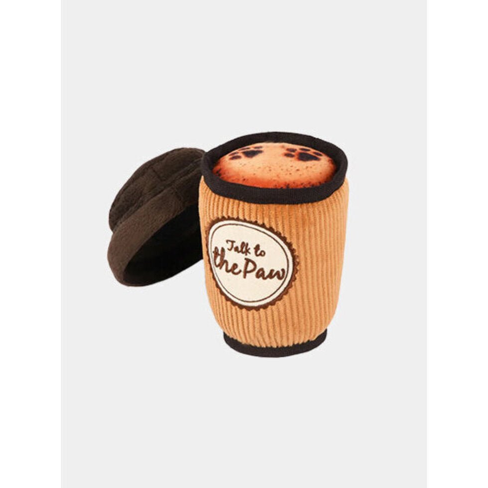 Jouet en peluche pour chien Pup Cup Café - Latte à emporter ☕ - PET PLAY - DOG DéliCAT