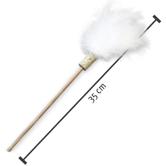 Jouet Plumeau pour Chat avec plumes naturelles - KATER KASIMIR - DOG DéliCAT