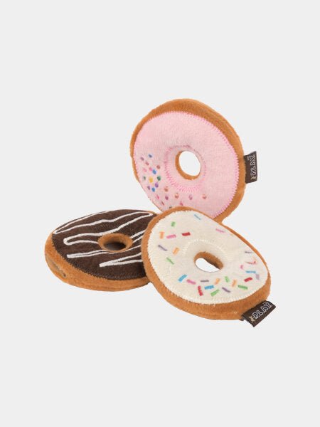 🍩 Jouet pour chat Donuts – Herbe à chat bio Kitty Kreme Doughnuts - PET PLAY - DOG DéliCAT
