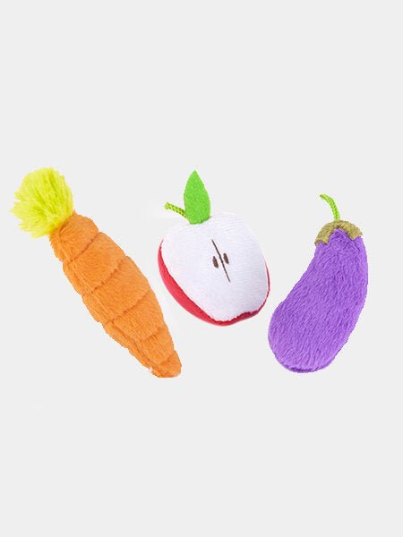 Jouets pour chat à l'herbe à chat Feline Frenzy - Fruits et légumes du jardin - PET PLAY - DOG DéliCAT