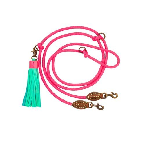 Laisse corde Sugarbabe DWAM – Rose flashy et ultra pratique pour chiens stylés - DOG WITH A MISSION - DOG DéliCAT