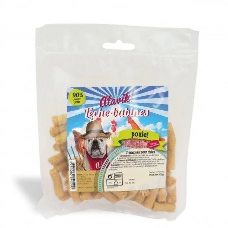 Lèche - Babines - Friandises d'éducation - Poulet - ATAVIK - DOG DéliCAT