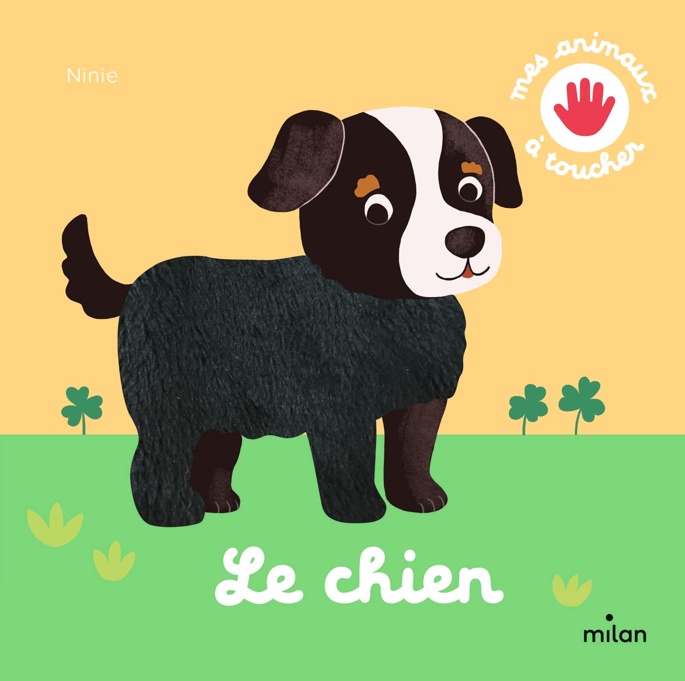 Livre bébé chien à toucher Mes animaux à toucher - Ninie - DOG DéliCAT
