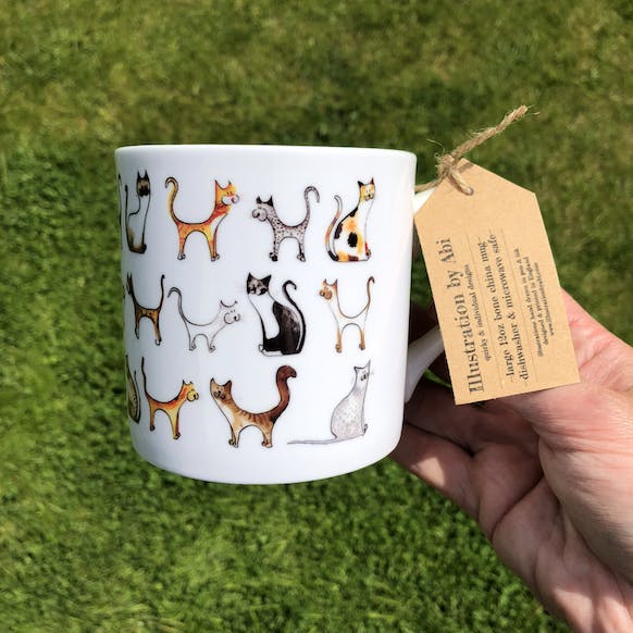 Mug - Cats design - ILLUSTRATION BY ABI - DOG DéliCAT