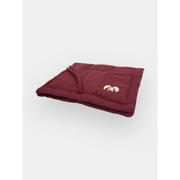 Plaid tout doux - Bordeaux - INOOKO - DOG DéliCAT