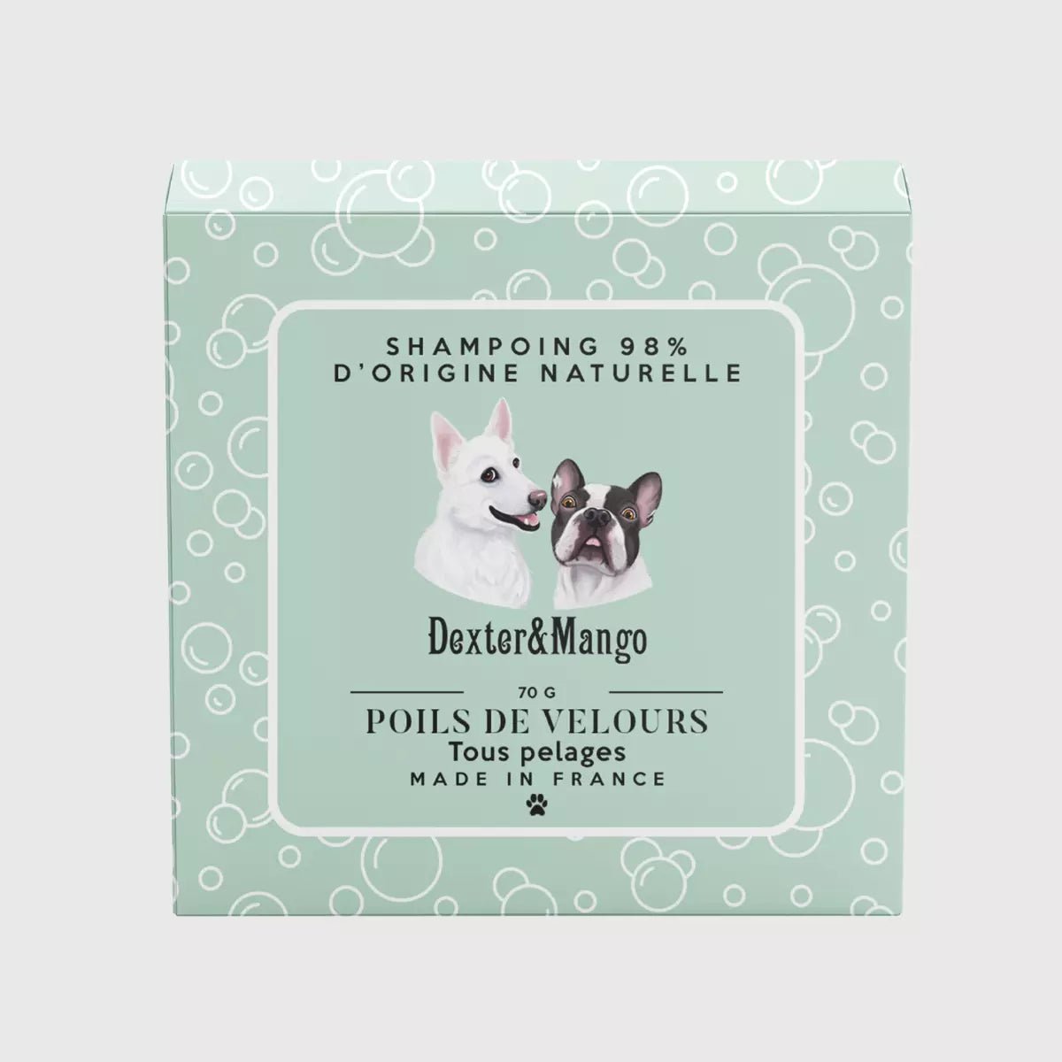Shampoing solide poils de velours - DEXTER & MANGO - DOG DéliCAT