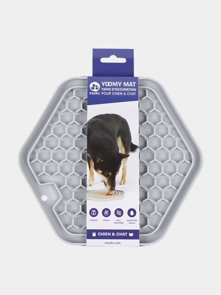 Tapis de léchage - Gris - INOOKO - DOG DéliCAT